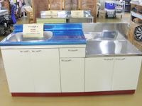 デラックス流し台(バック高　 左 or 右シンク)